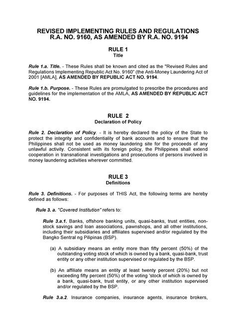 what is amla philippines|REVISED IMPLEMENTING RULES AND REGULATIONS R.A..